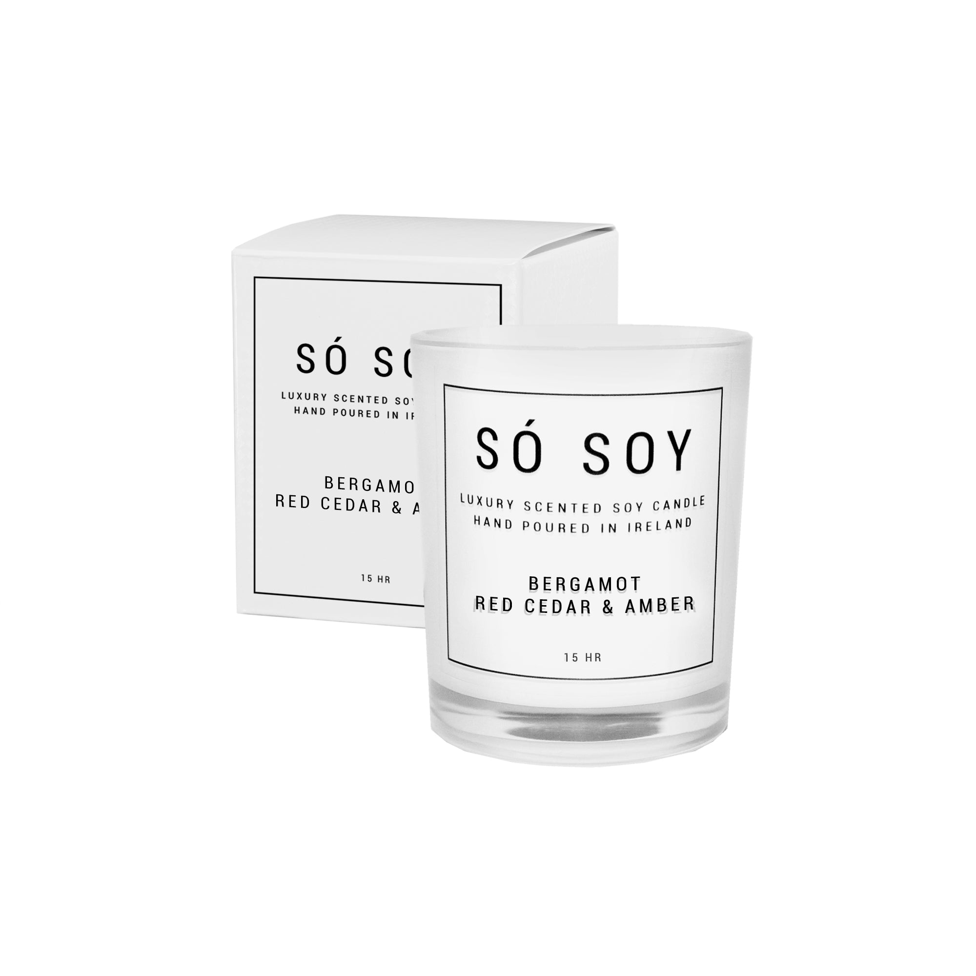 Bergamot Red Cedar and Amber Só Soy Candle