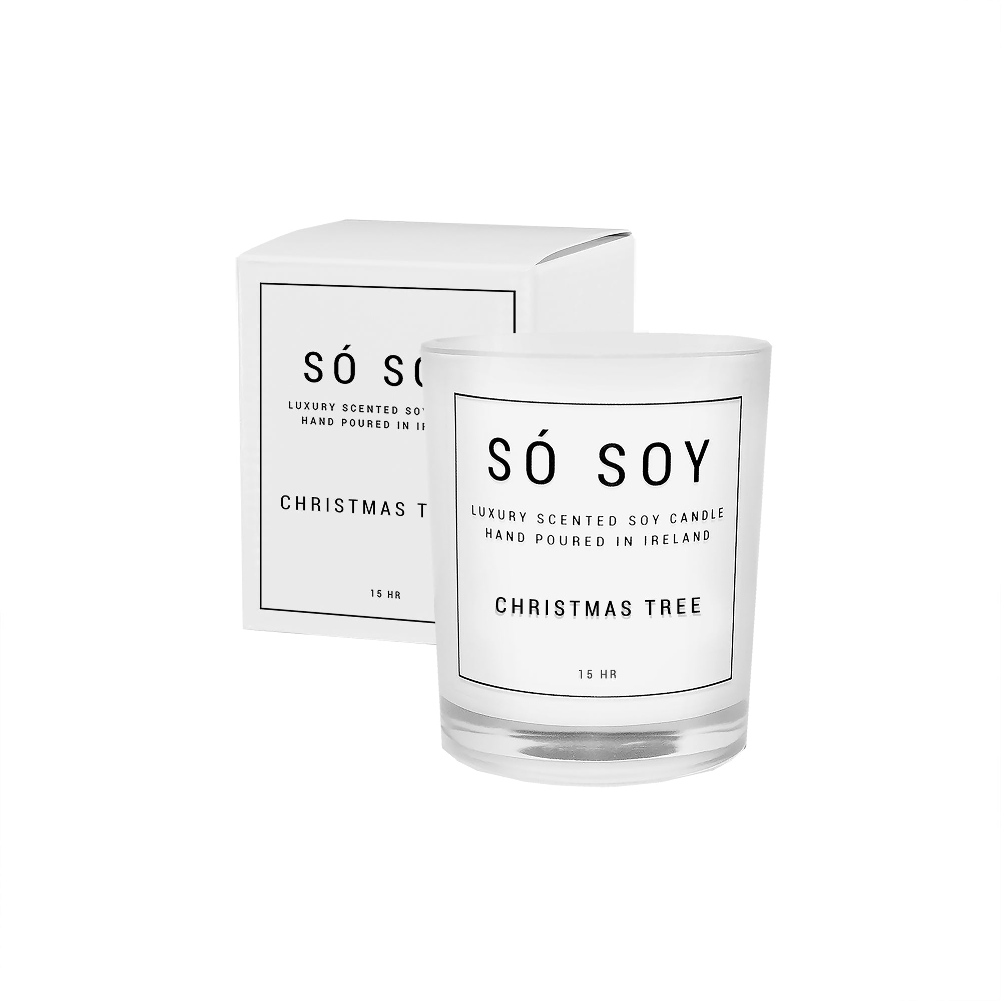 Christmas Tree Candle by Só Soy hand poured in Ballymoney