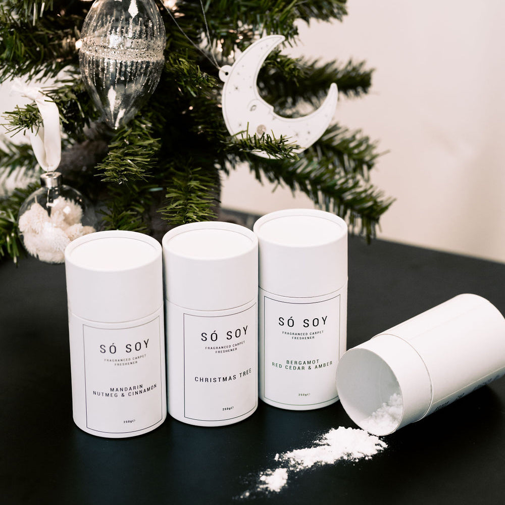 Mandarin Nutmeg & Cinnamon Carpet Freshener by Só Soy in Ballymoney