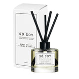Black Coffee Jasmine and Vanilla Reed Diffuser by So Soy Hand Poured in Ballymoney