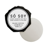 Black Coffee Jasmine and Vanilla Wax Melt by So Soy Hand Poured in Ballymoney