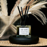 Lemongrass Lime and Ginger Root Reed Diffuser by So Soy Hand Poured in Ballymoney