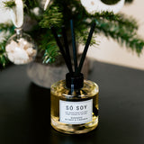 Mandarin Nutmeg and Cinnamon Reed Diffuser by So Soy Hand Poured in Ballymoney
