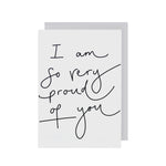 Oh Squirrel I am so very proud of you greeting card at Só Soy