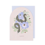 Thanksss Snake Katie Housley Greeting Card