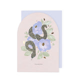 Thanksss Snake Katie Housley Greeting Card